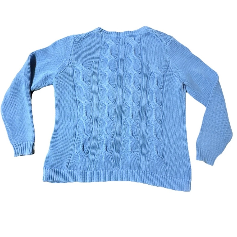J Crew Women’s S Oversized Cable Knit Sweater Granny-core Collegiate Preppy cute - Picture 5 of 11
